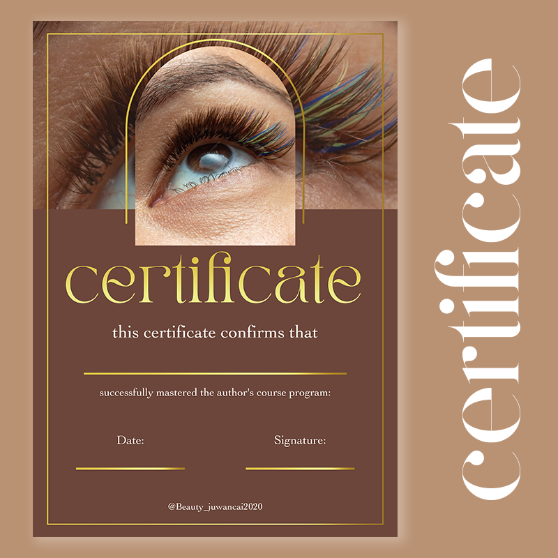 Custom Training Certificates H - Beauty Makeup Training ulasan dan harga