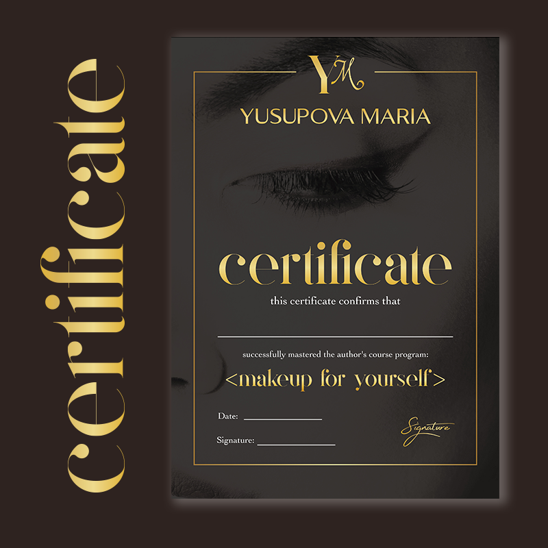 Custom Training Certificates H - Beauty Makeup Training ulasan dan harga