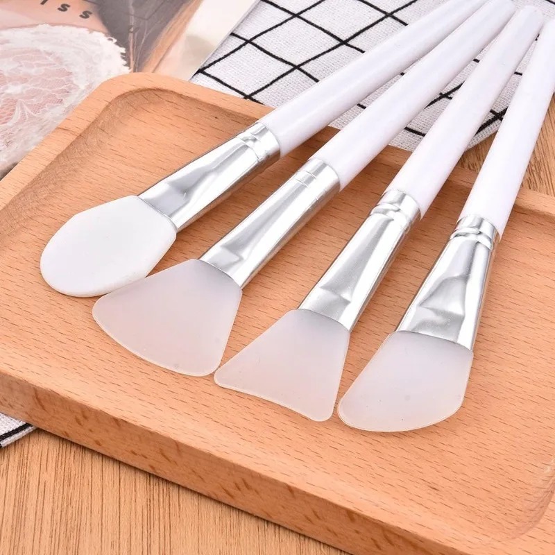 1/4Pcs Silicone Face Mask Brus - Huda Beauty Makeup Brush Set ulasan dan harga