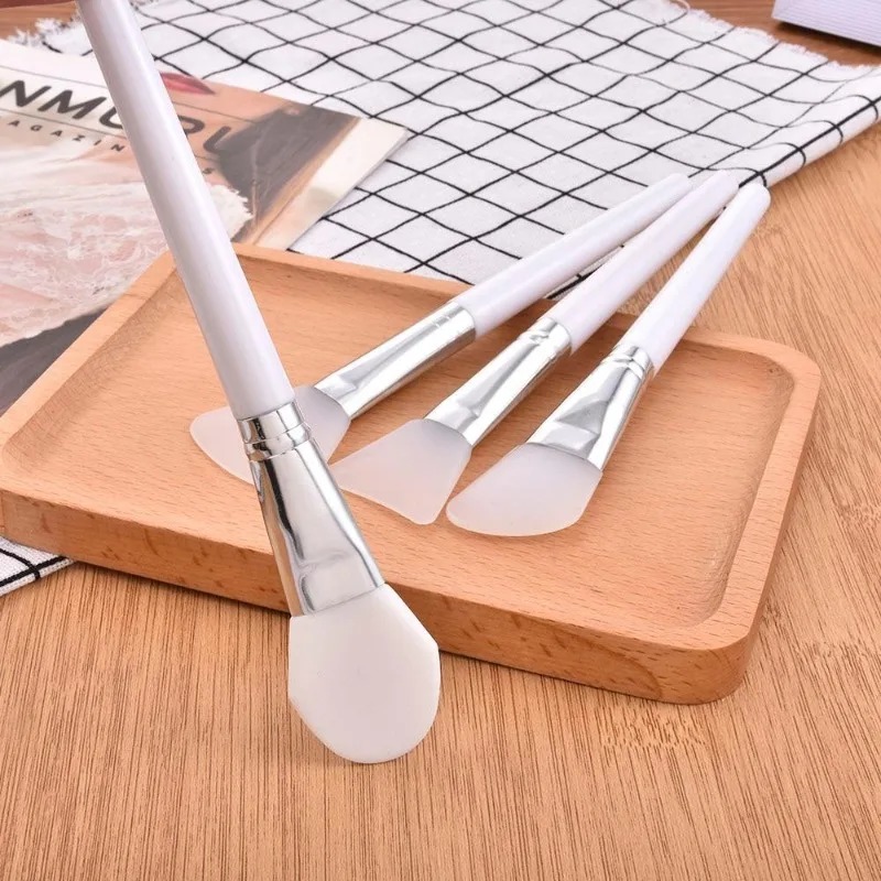 1/4Pcs Silicone Face Mask Brus - Huda Beauty Makeup Brush Set ulasan dan harga